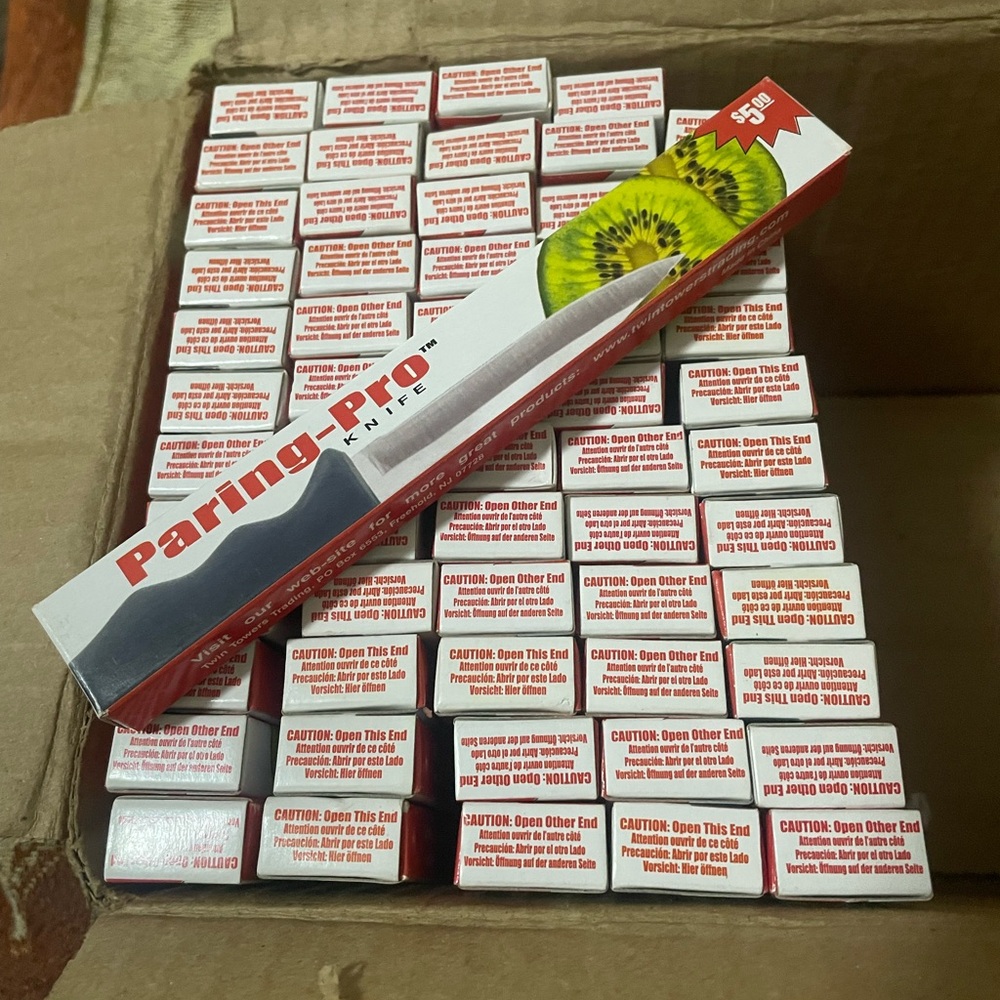 Lot of 60 Paring-Pro ForeverSharp Knives Surgical Steel Stainless Knife NEW